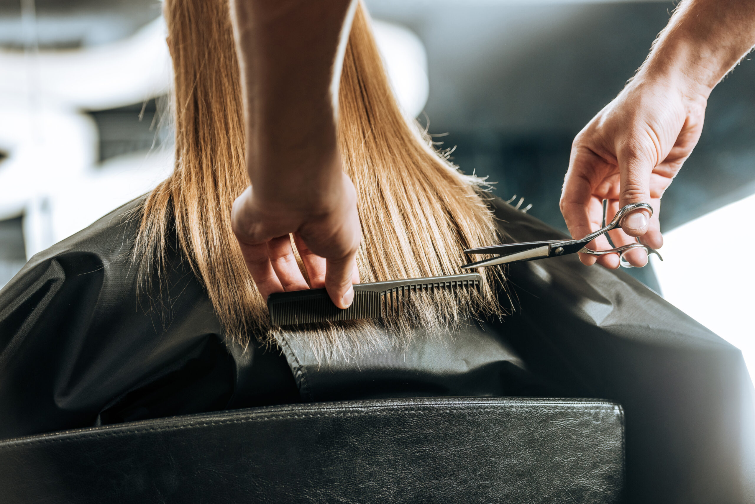 Luxury salon hair service